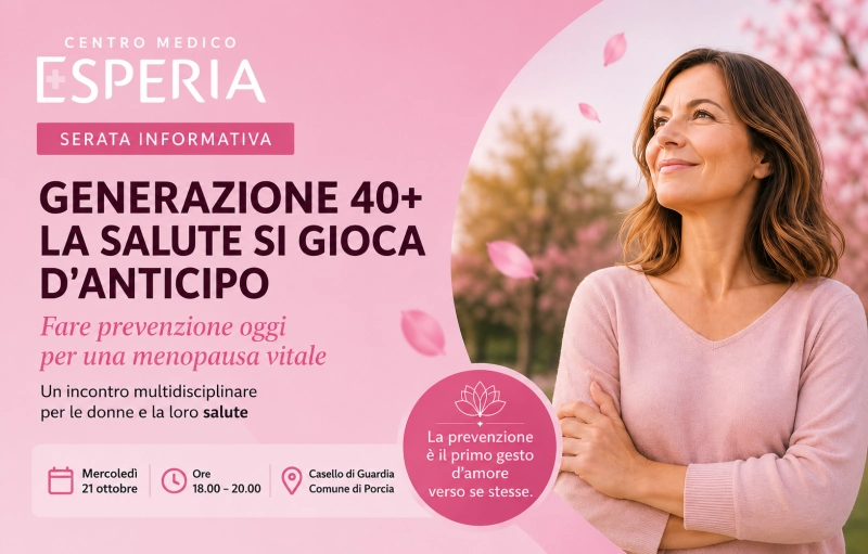 Generazione 40+ La Salute si gioca d'anticipo