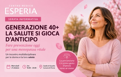 Generazione 40+ La Salute si gioca d'anticipo