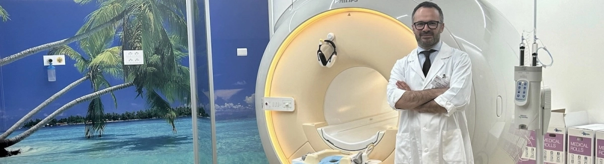Il dottor Gianluca Piccoli è il responsabile della radiologia di tutto il Gruppo